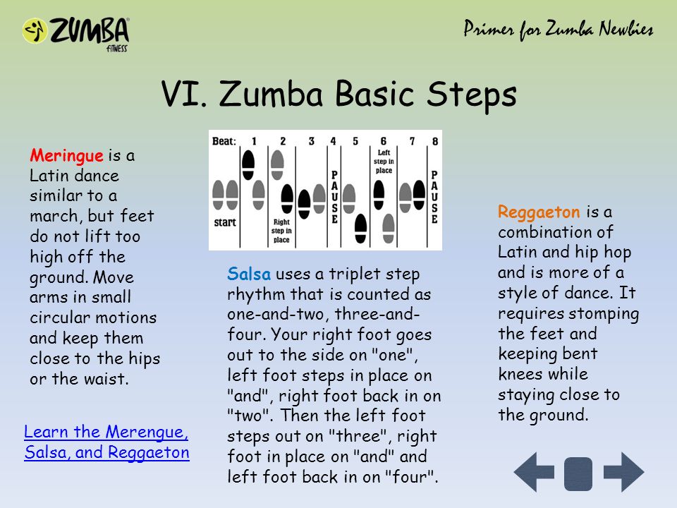 Zumba deals basic steps